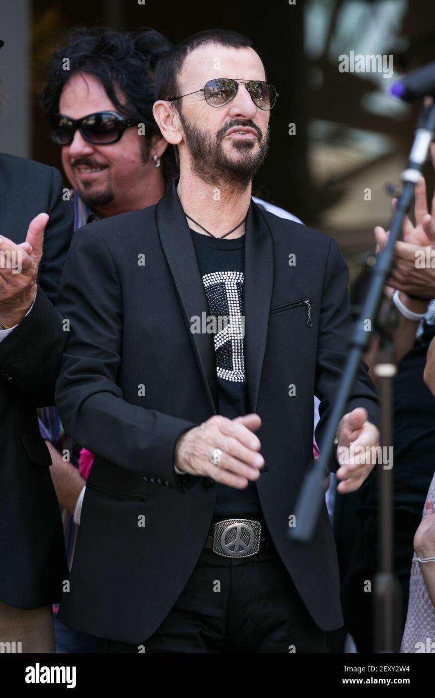 Ringo Starr attends the John Varvatos and Ringo Starr's announcement of