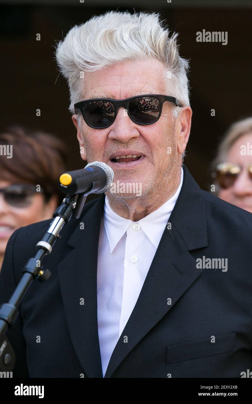 David Lynch attends the John Varvatos and Ringo Starr&rsquo;s announcement of