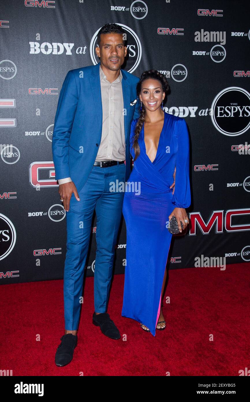 Matt Barnes and Gloria Govan attends ESPN's 6th Annual 'Body At ESPYS' at  Lure on July 15, 2014 in Hollywood, California.(Photo by John  Salangsang/Sipa USA Stock Photo - Alamy