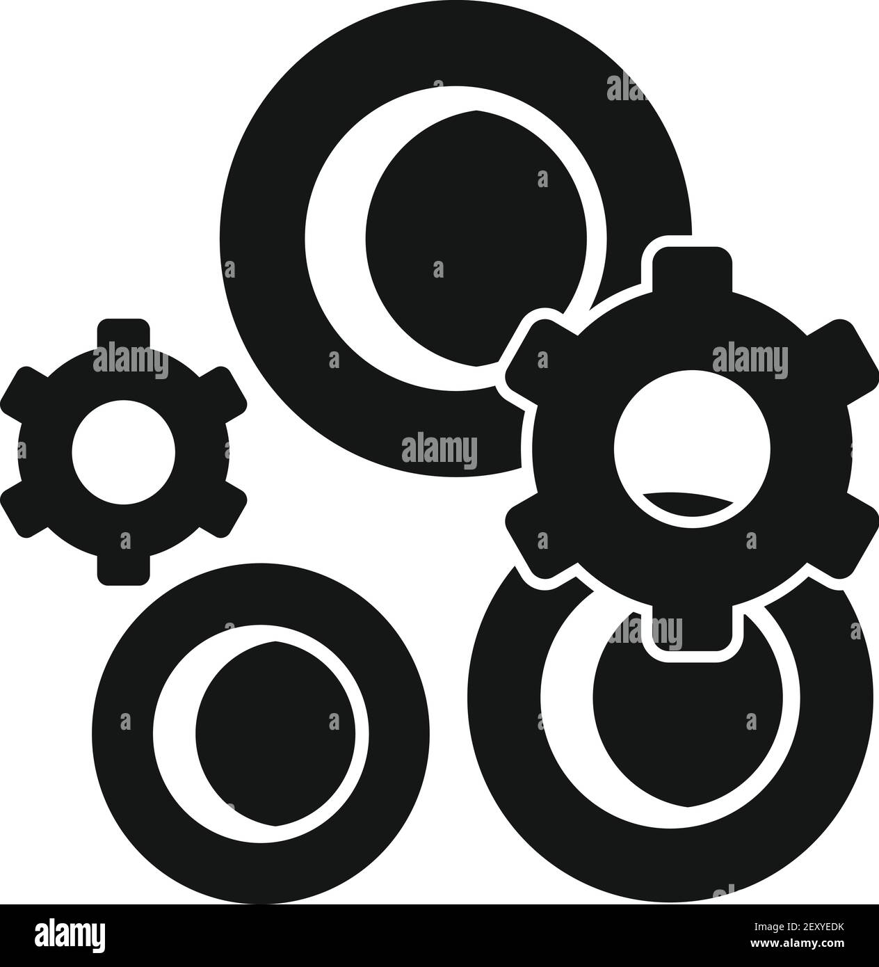 Blood nanotechnology icon, simple style Stock Vector