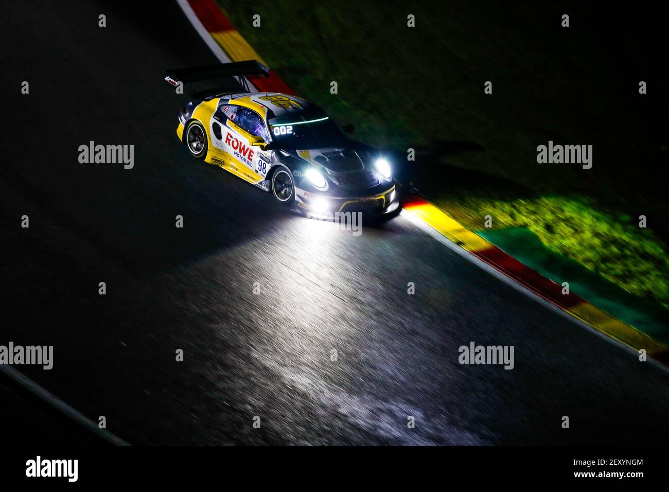 98 Tandy Nick (gbr), Earl (nzl), Vanthoor Laurens (bel), Rowe Racing, Porsche 911 GT3-R, action during the 2020 24 Hours of Spa, 3rd round of the World Endurance