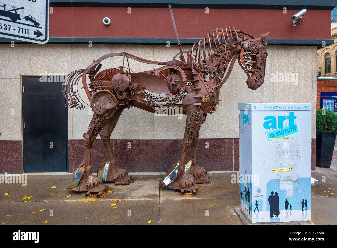 Metal art statue horse in hires stock photography and images Alamy