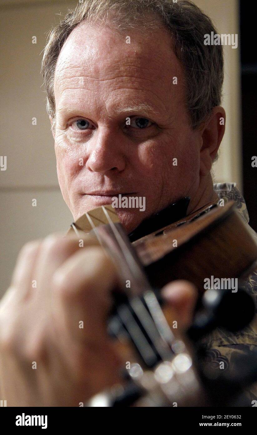 East Carolina University music teacher Gregory Hurley, who plays viola