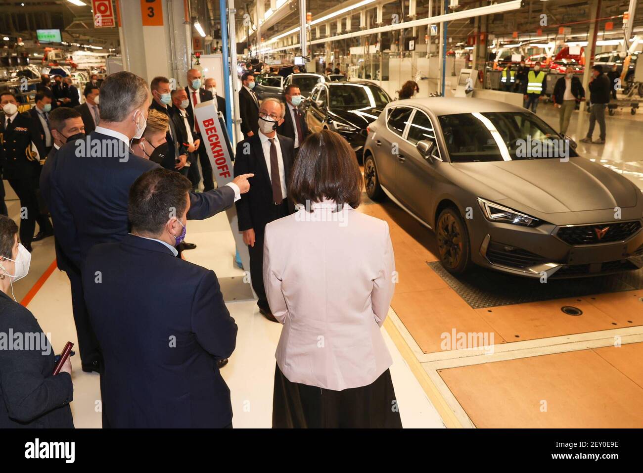 Barcelona, Spain. 05th Mar, 2021. King Felipe VI Visits the SEAT factory in  Martorell (Barcelona) on the occasion of its 70th anniversary Credit:  CORDON PRESS/Alamy Live News Stock Photo - Alamy