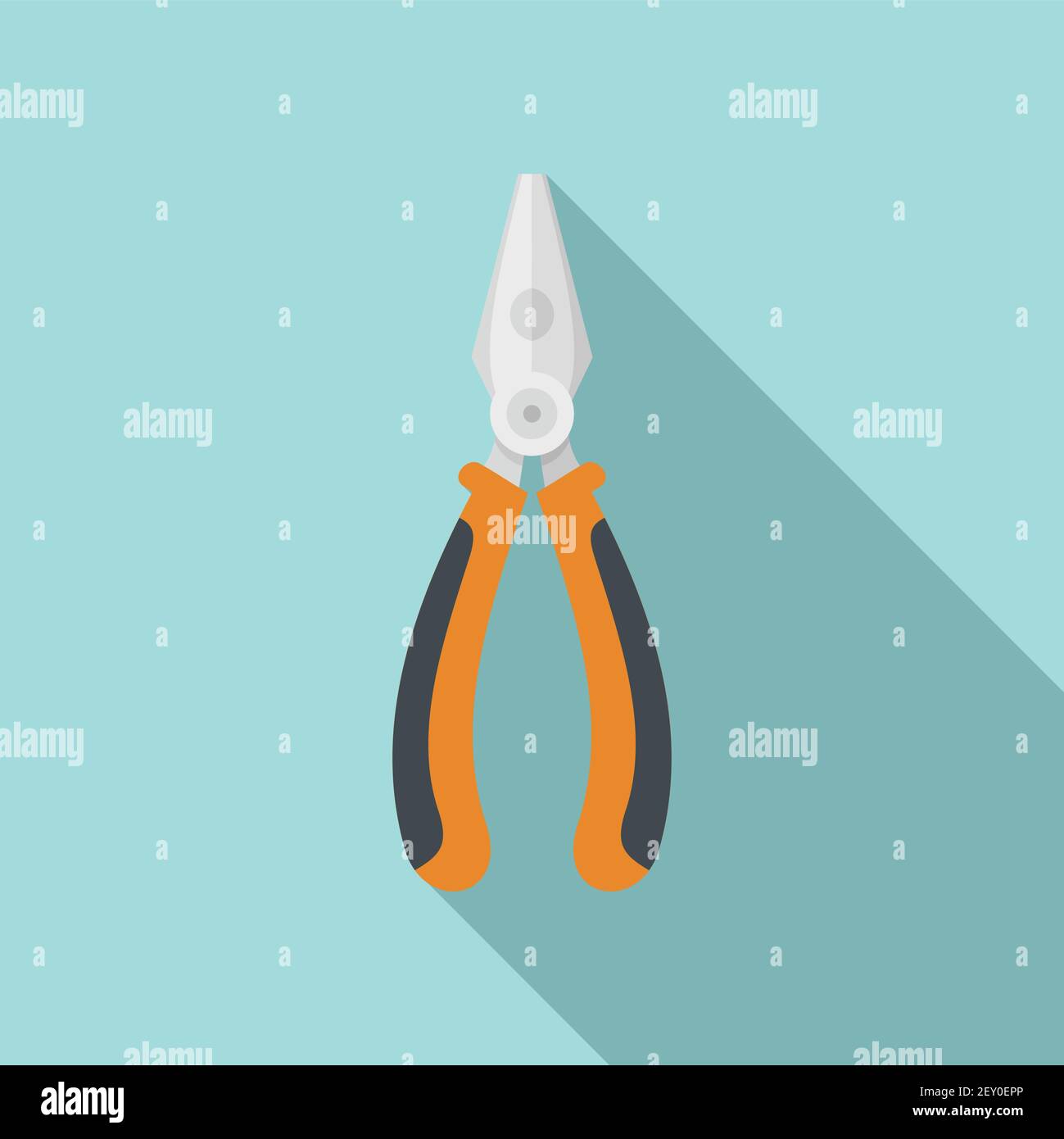 Pliers icon, flat style Stock Vector Image & Art Alamy
