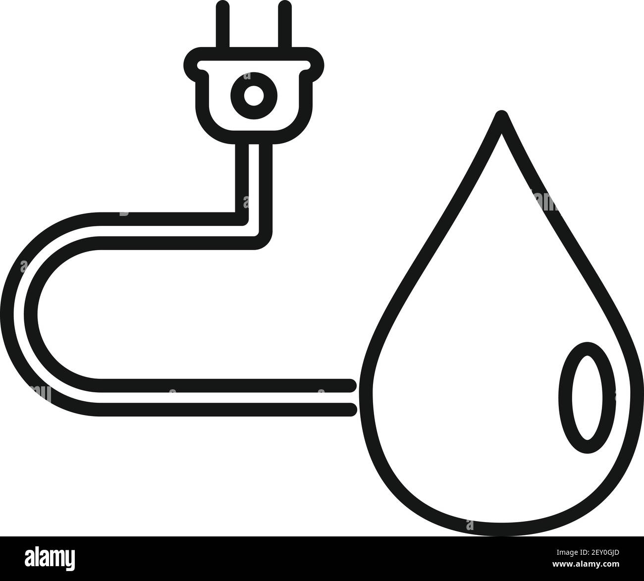 Clean energy icon, outline style Stock Vector Image & Art - Alamy