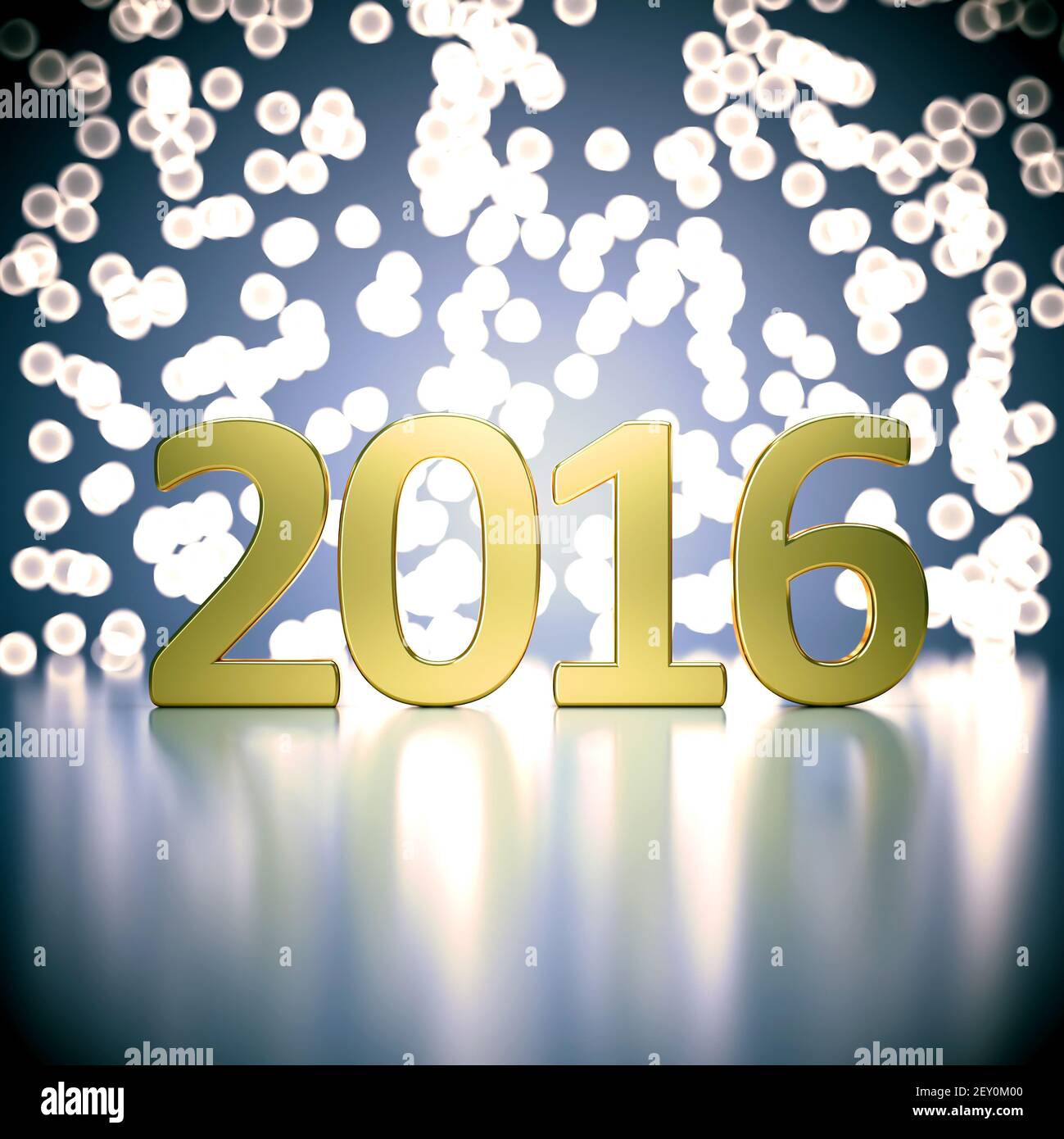 2016 New Year digits Stock Photo