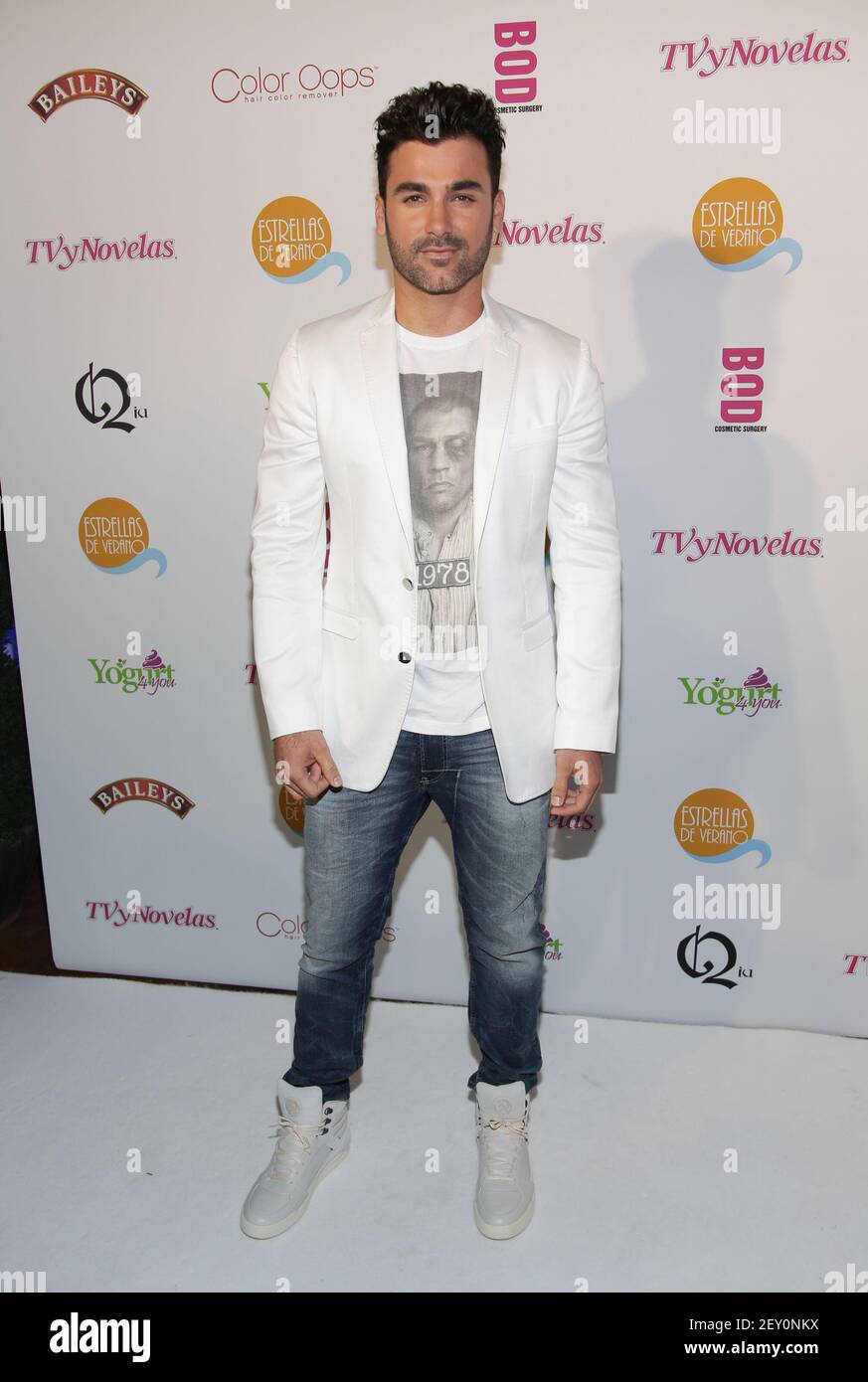 Mauricio Mejia attends the white carpet at 