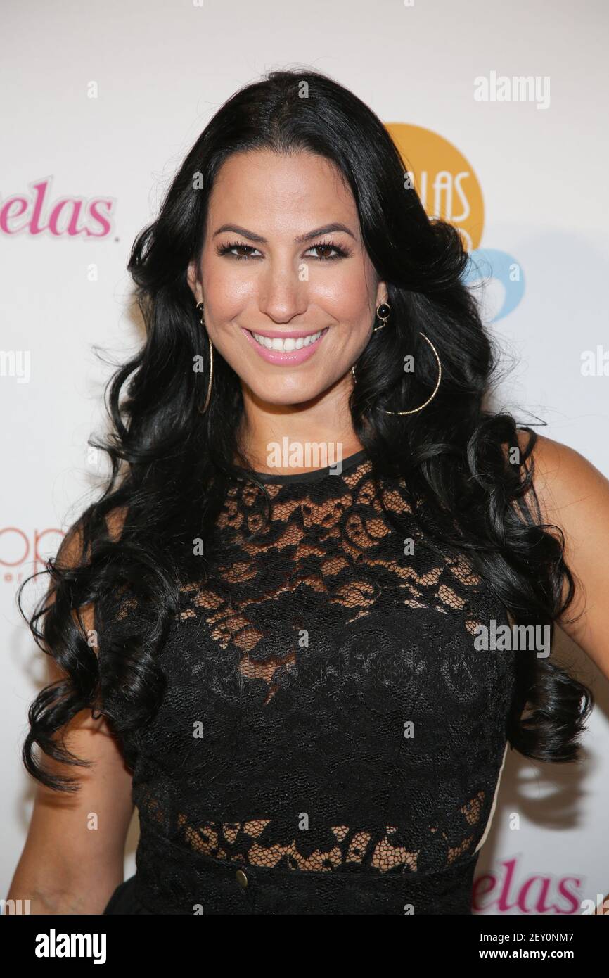 Alba Galindo attends the white carpet at "The Stars of the Summer" from  TVyNovelas cover party at the Bath Club on August 19. 2014 in Miami  Beach,Florida. (Photo by Alberto E. Tamargo/Sipa