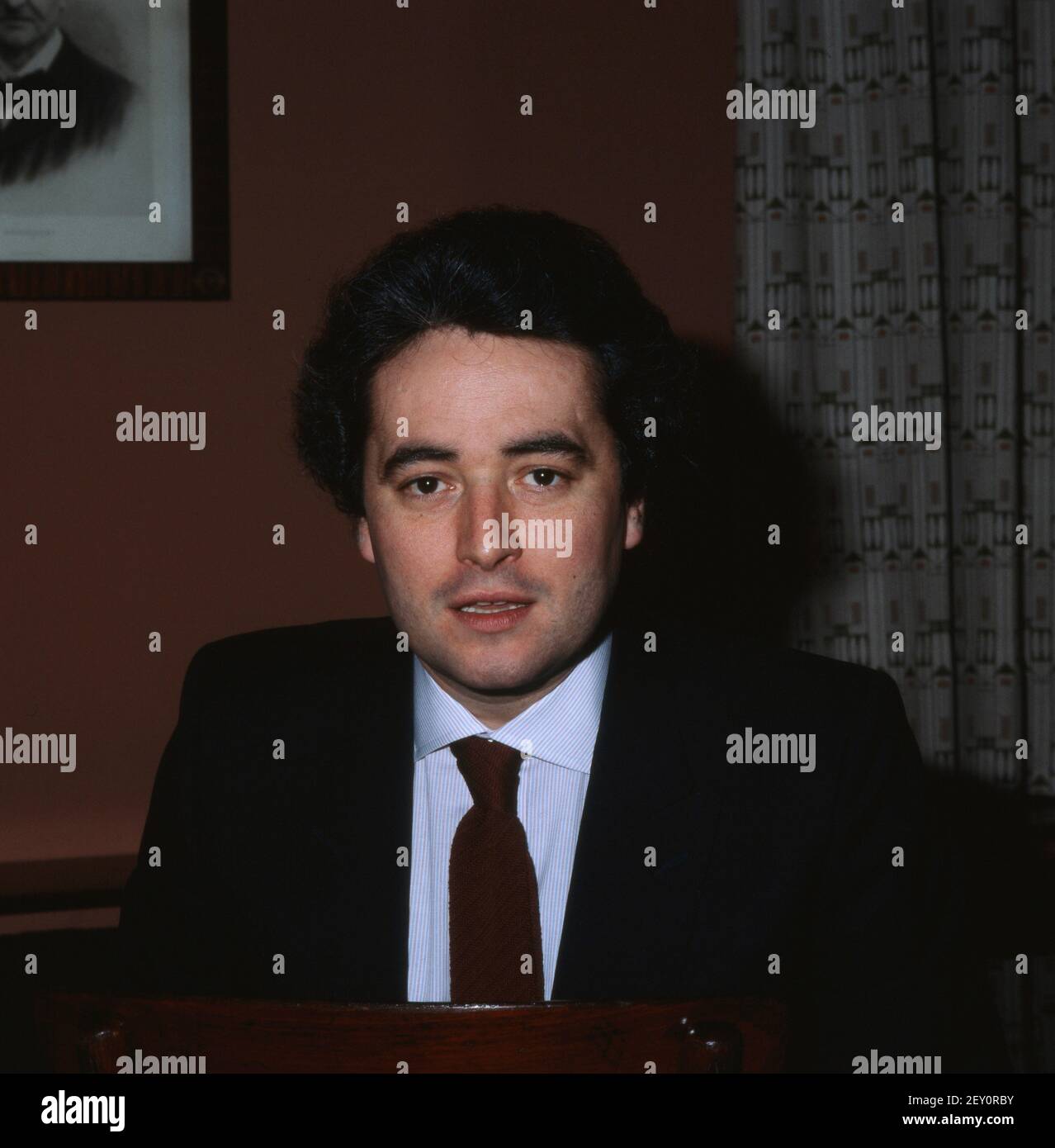 Jose Carreras, spanischer Tenor, Portrait circa 1983. Jose Carreras, Spanish Tenor, portrait circa 1983. Stock Photo
