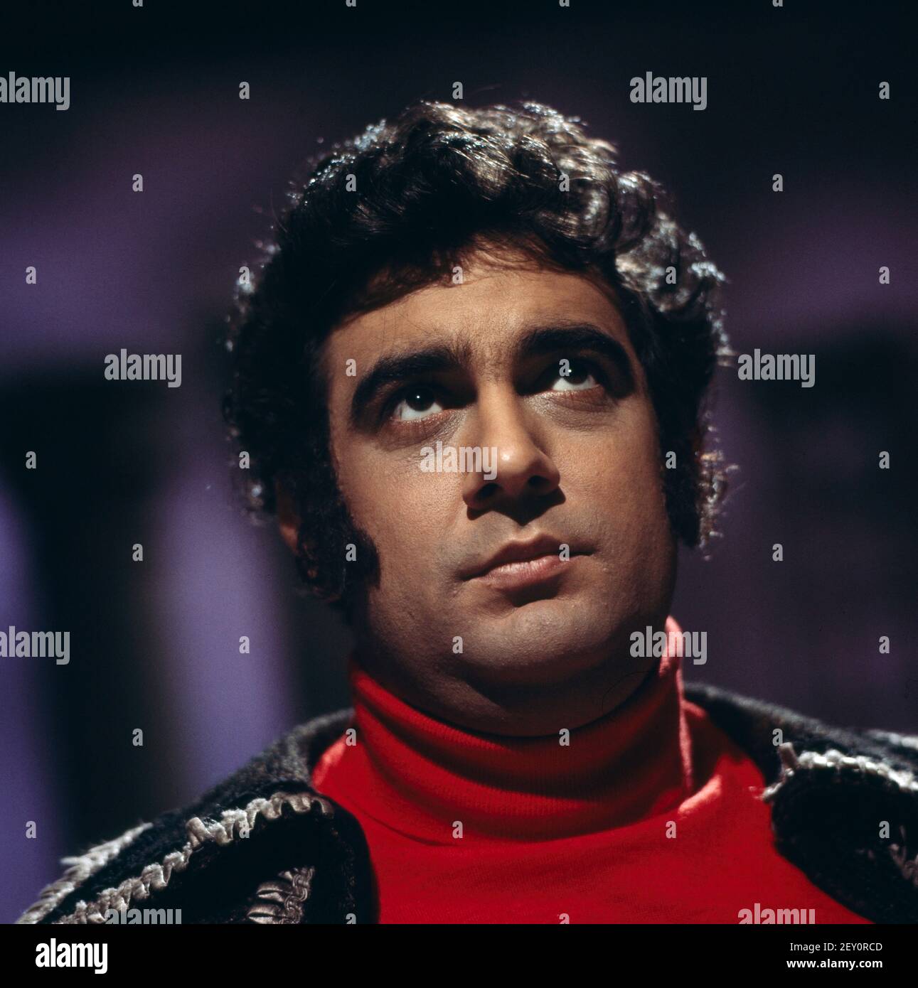 Placido Domingo, spanischer Tenor, Portrait circa 1975. Placido Domingo ...