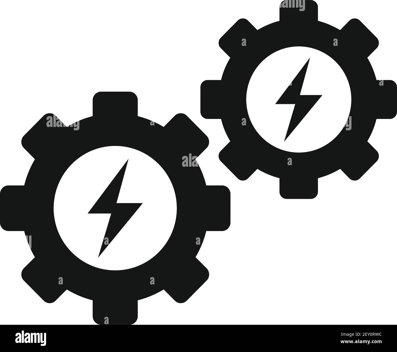 Gear wheel energy icon, simple style Stock Vector Image & Art Alamy