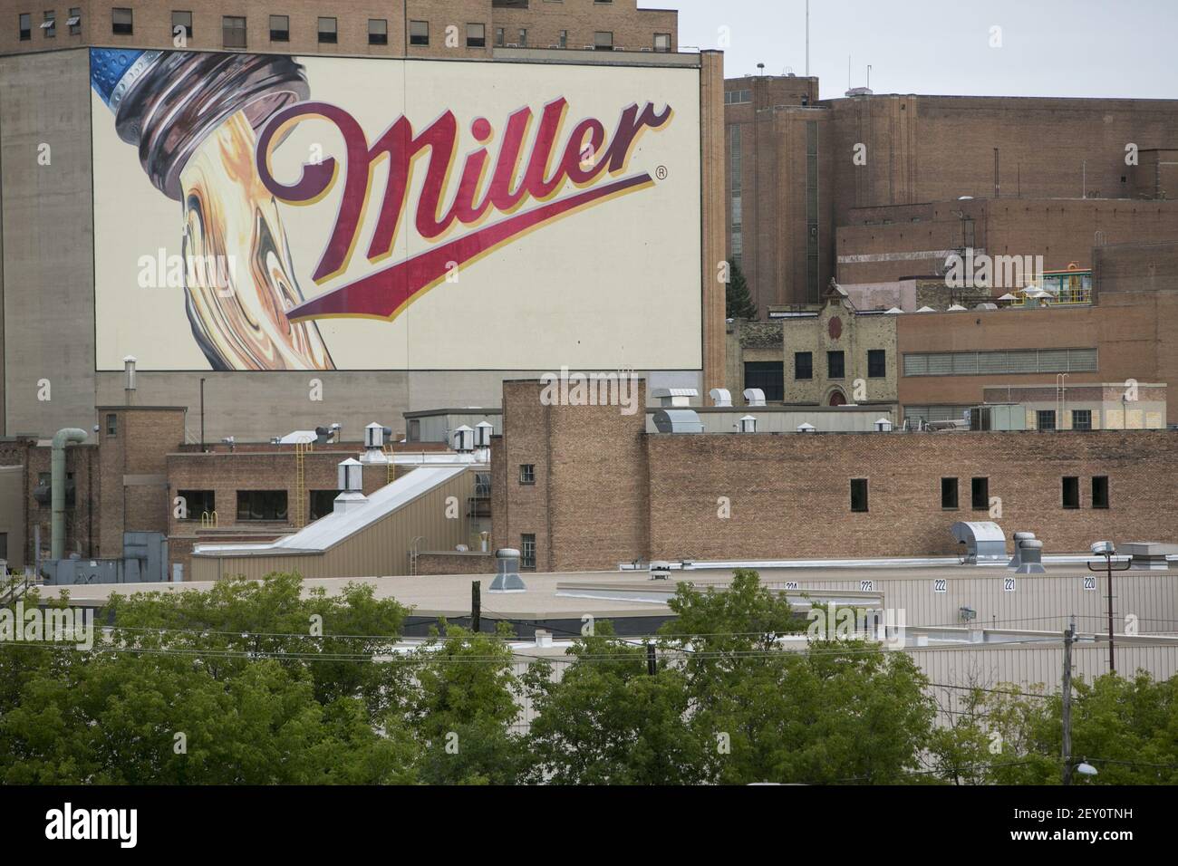 The MillerCoors brewery in Milwaukee, Wisconsin on August 12, 2014