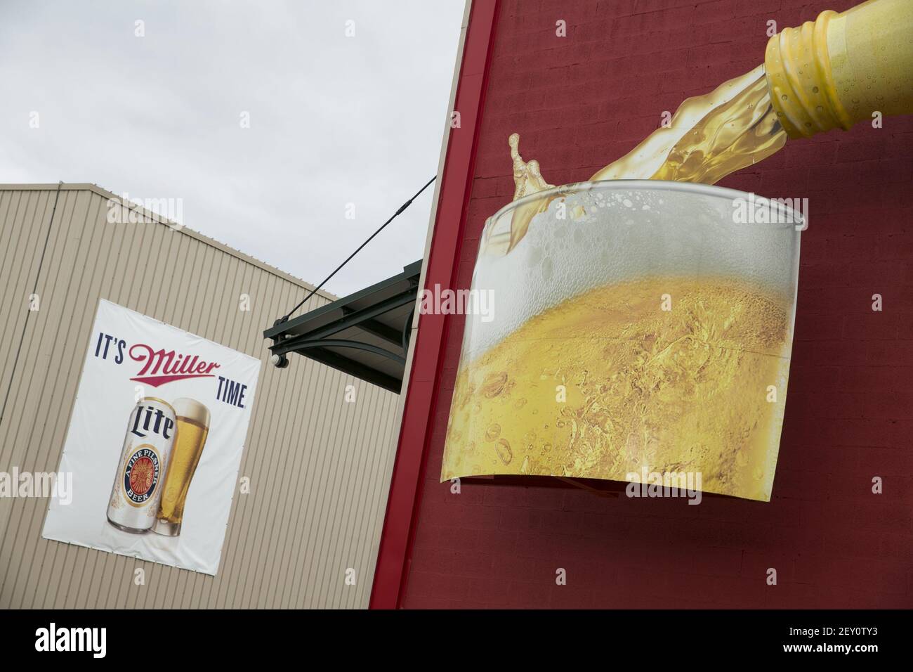 The MillerCoors brewery in Milwaukee, Wisconsin on August 12, 2014