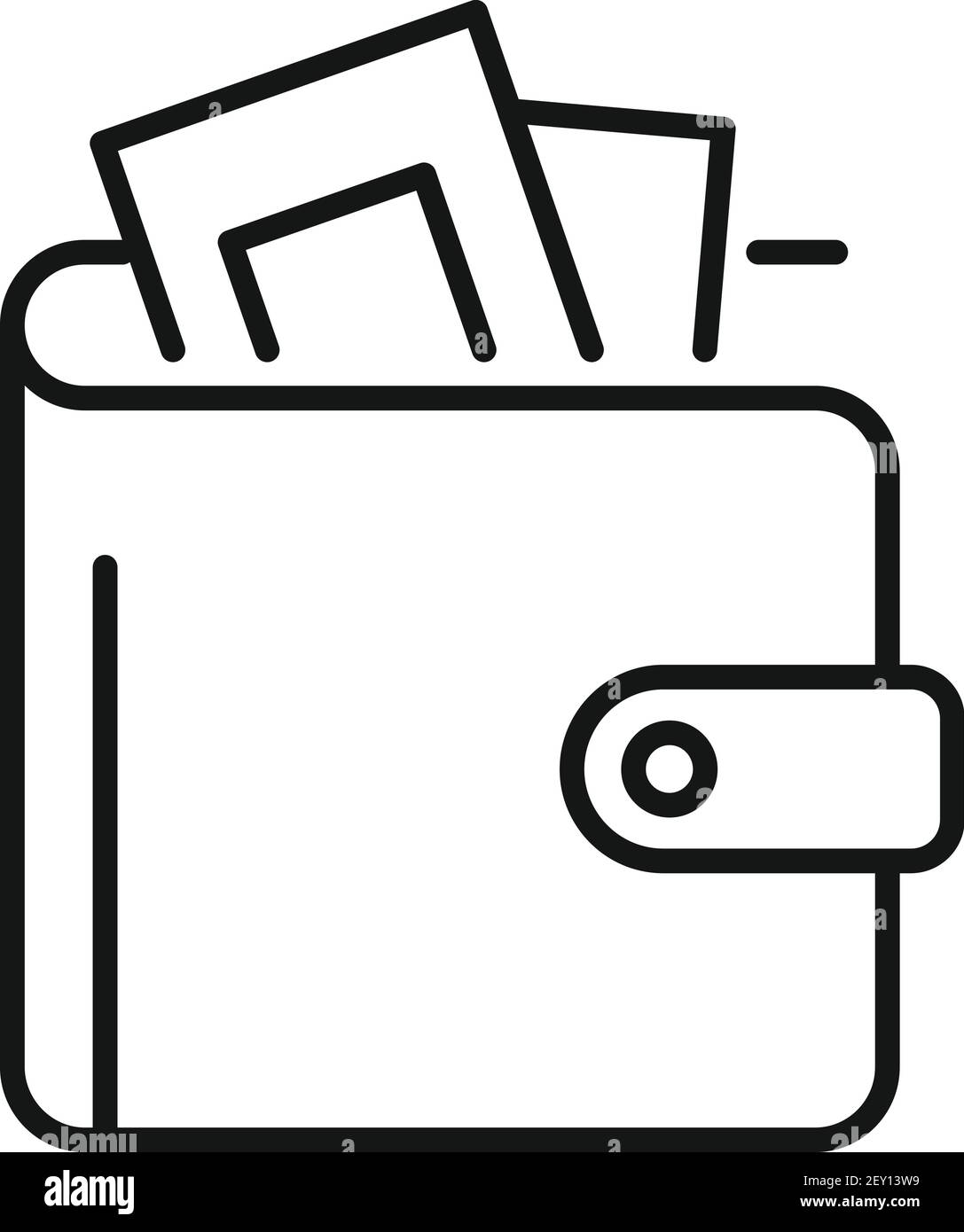 Money wallet icon, outline style Stock Vector Image & Art - Alamy