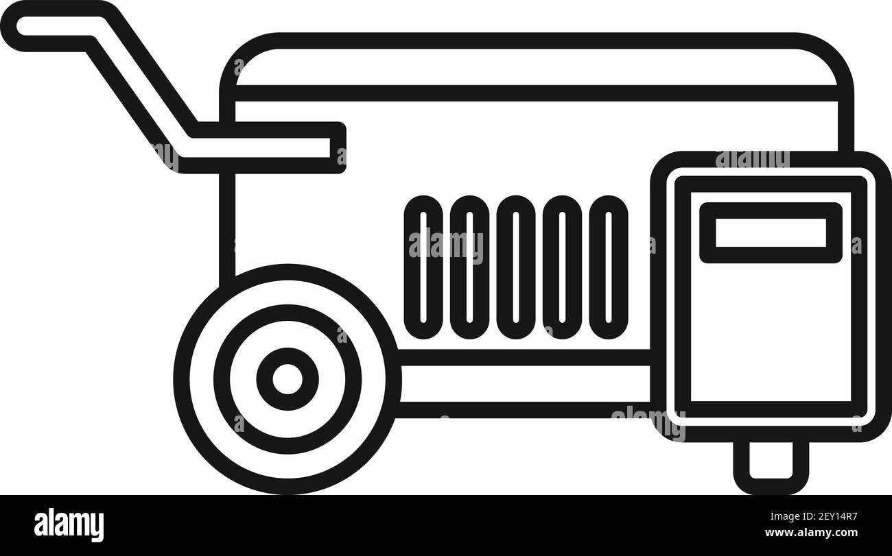 Machine air compressor icon, outline style Stock Vector Image & Art Alamy