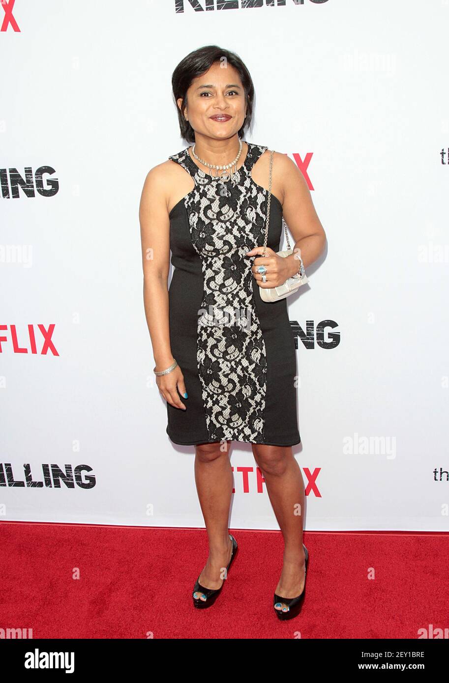 Veena Sud attends The Season Four Premiere of 