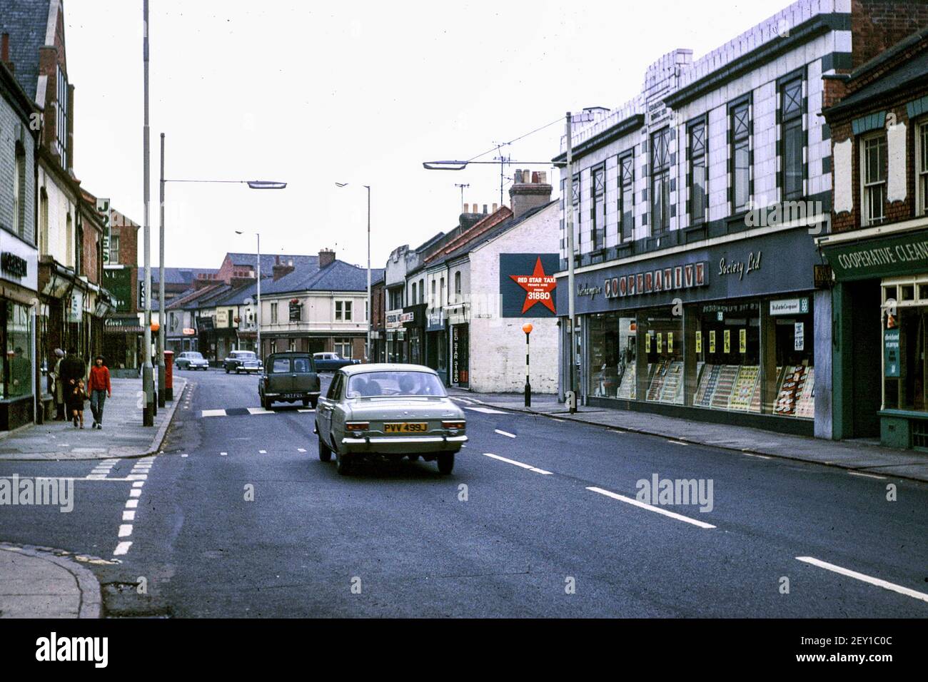 The Kettering Road, Northampton, in 1971 Stock Photo Alamy