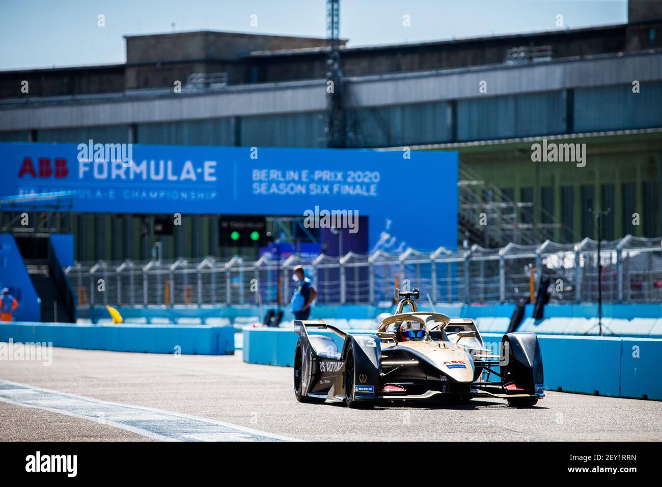 during the 2020 Berlin E-Prix I, 7th round of the 2019-20 Formula E championship, on the Tempelhof Airport Street Circuit from August 5 to 6, in Berlin, Germany - Photo Germain Hazard / DPPI Stock Photo