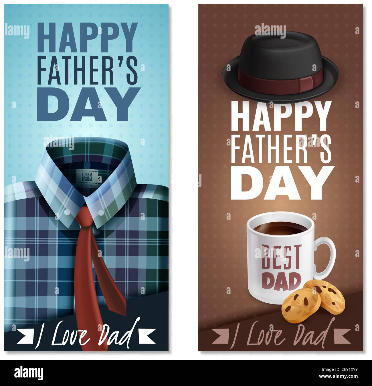 Fathers day gift vertical Stock Vector Images Alamy