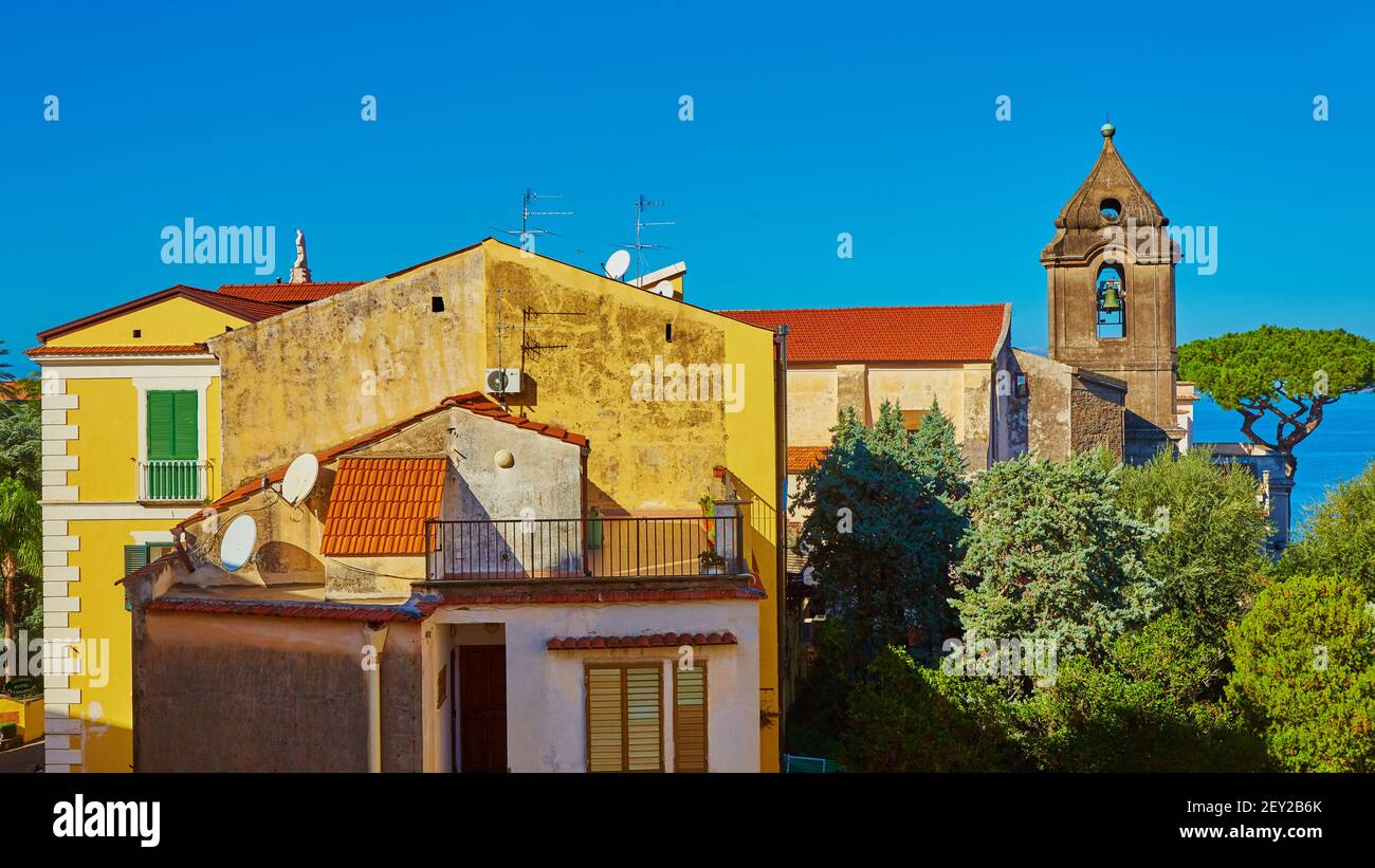 Sorrento is expensive and most beautiful European resort Stock Photo