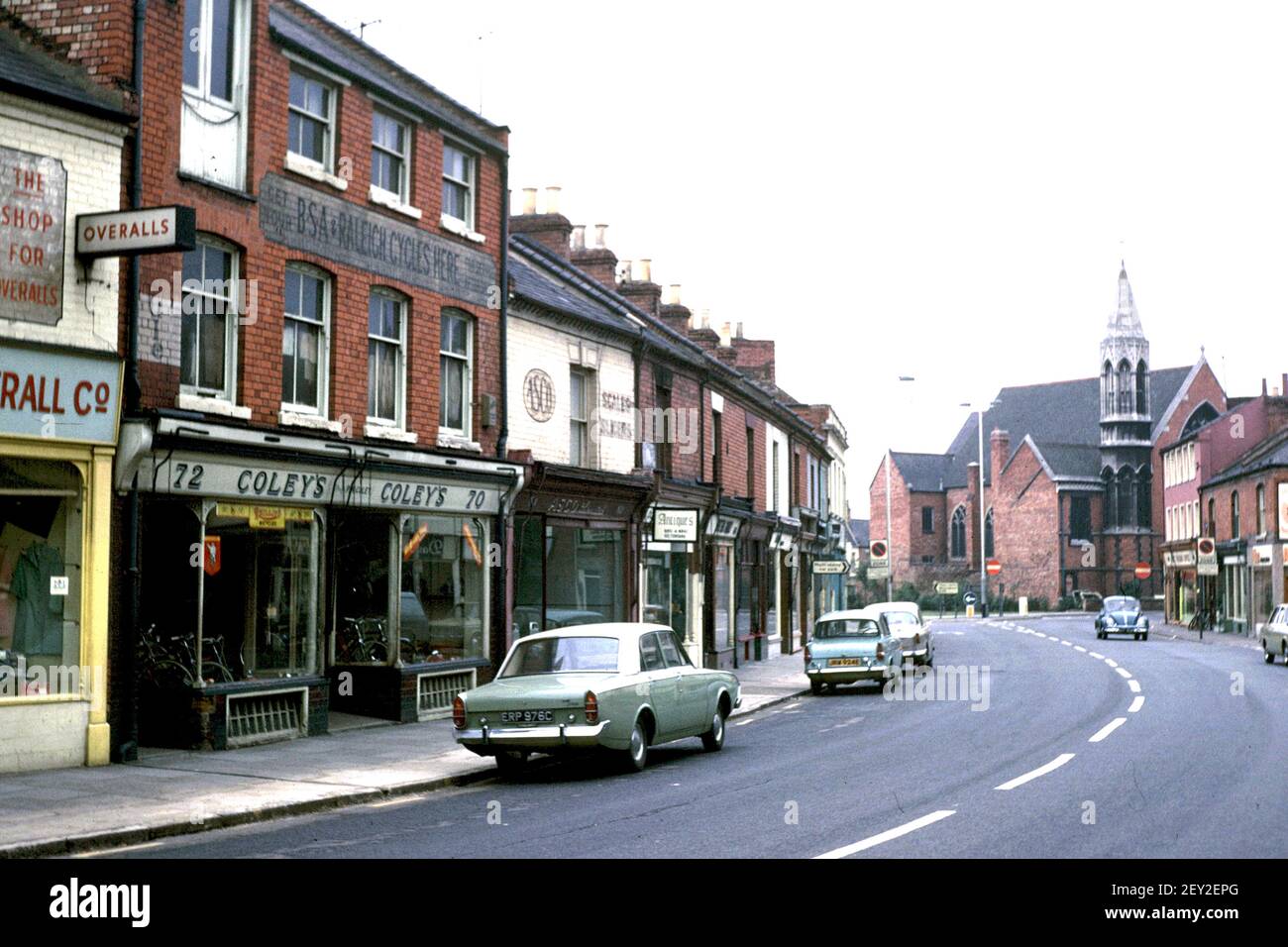The Kettering Road, Northampton, in 1971 Stock Photo Alamy