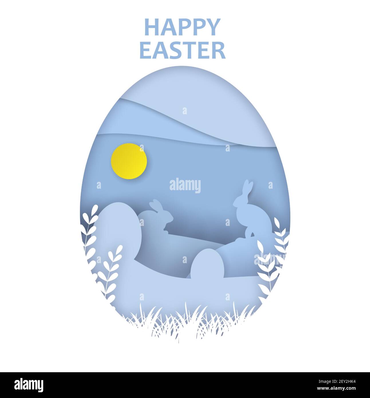 Abstract green paper cut Stock Vector Images - Alamy