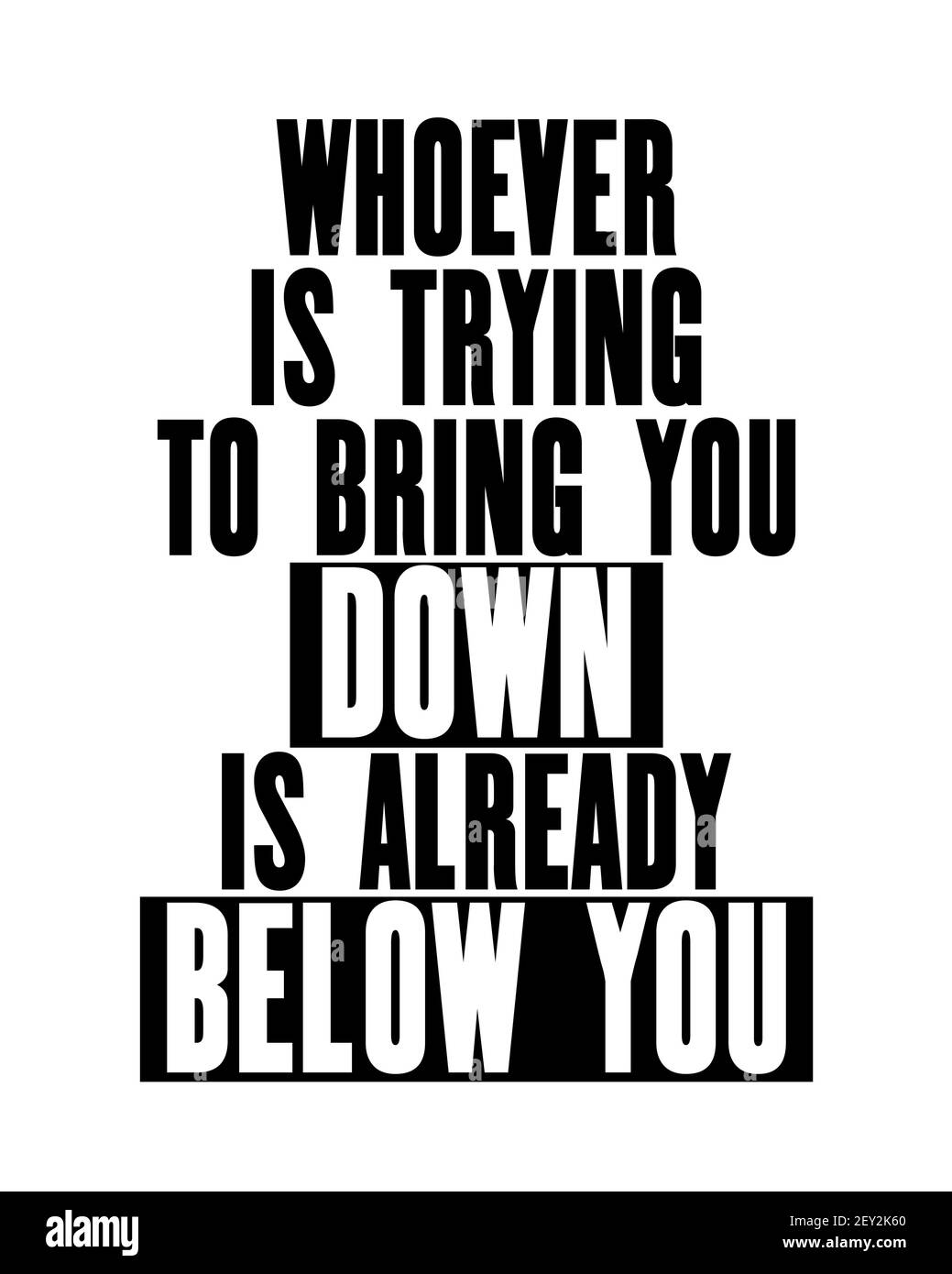 Than whoever is below Stock Vector Images Alamy