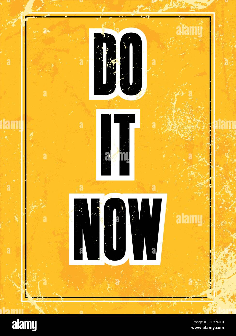 Inspiring motivation quote with text Do It Now. Vector typography poster design concept Stock Vector