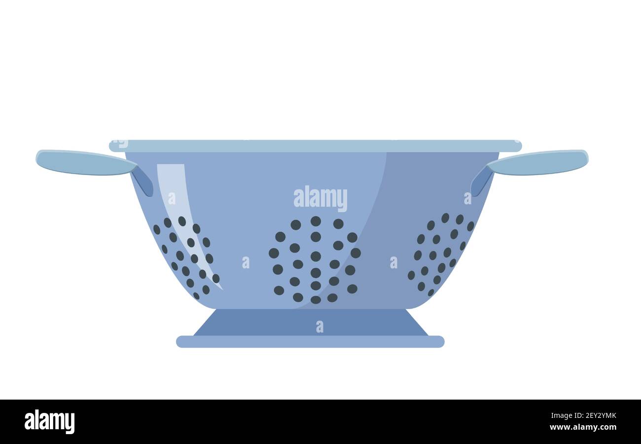 Colander flat icon. Stock Vector