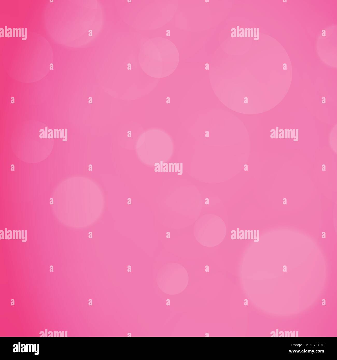 Abstract multicolored blurred bokeh on red background - Vector illustration Stock Vector
