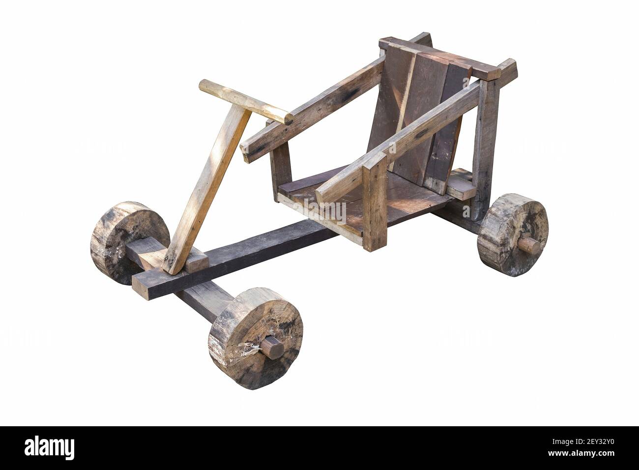 Wooden racing go kart Stock Photo - Alamy