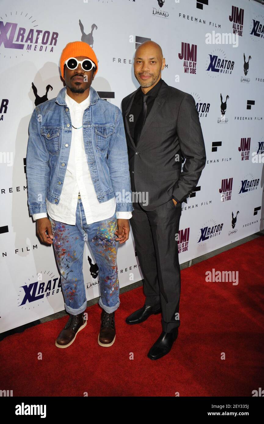 L-R: Andre 3000 Benjamin, John Ridley attend the Jimi All Is By My Side ...