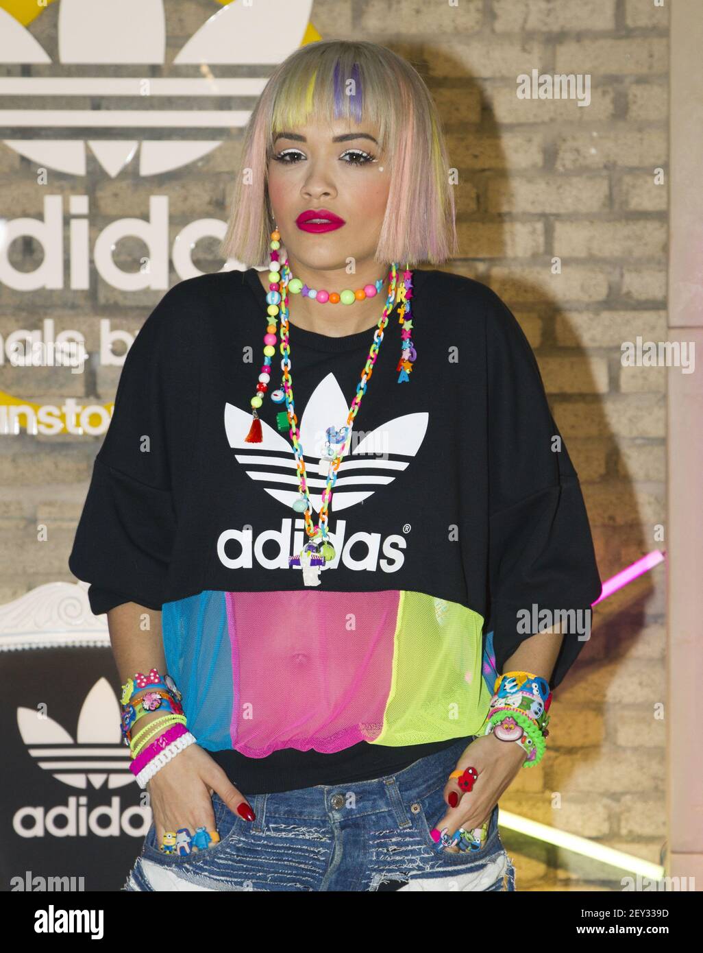 23 September 2014 - Seoul, South Korea - British singer and actress Rita  Ora attends a photo call for the "Originals by Rita Ora" collection  launching event at Adidas originals flagship store