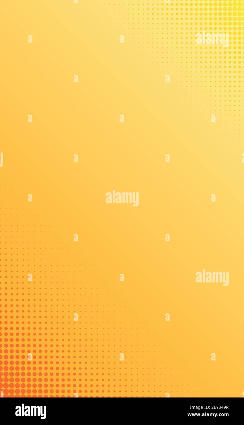 Yellow-orange abstract background with dots dots - Vector illustration Stock Vector
