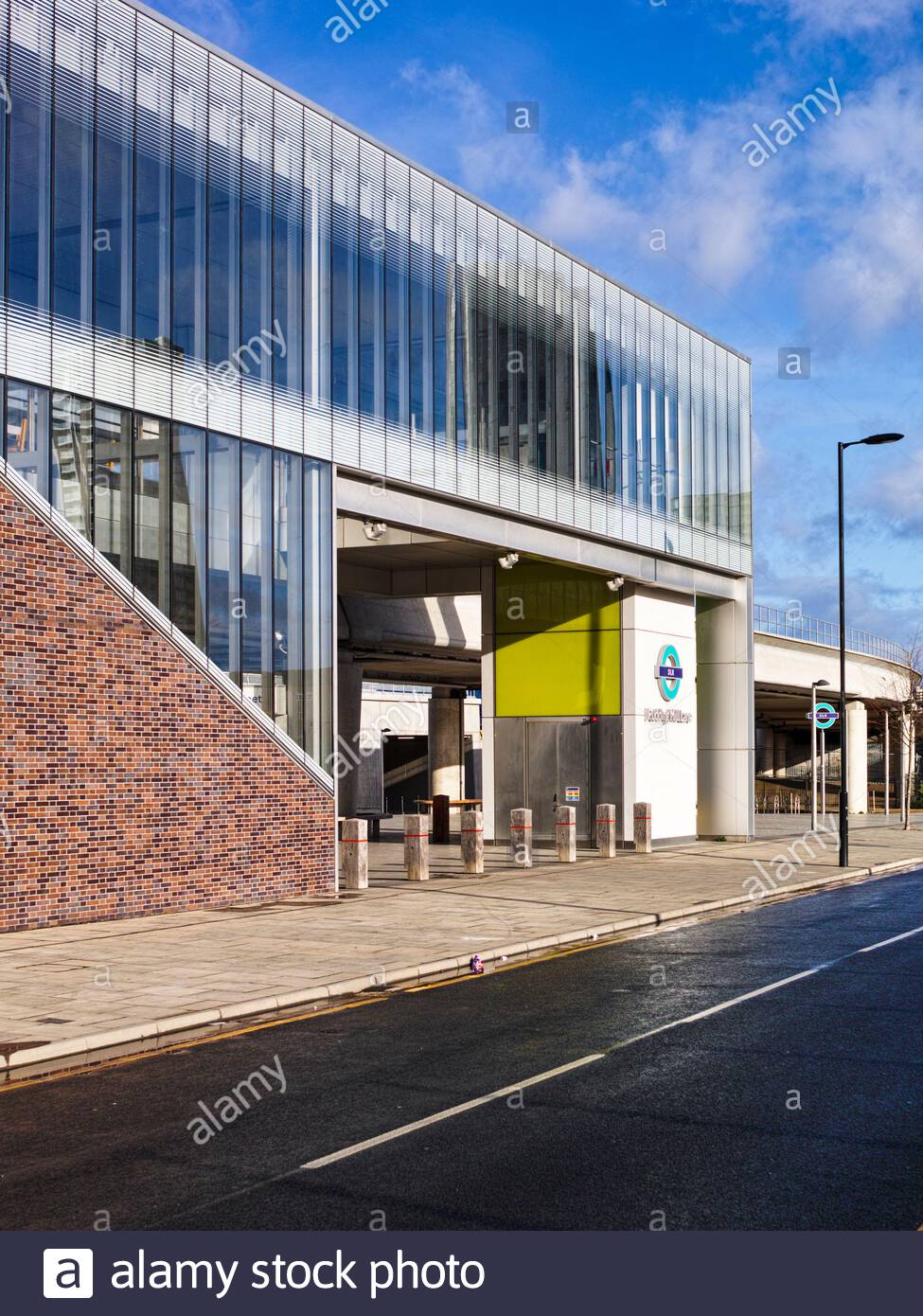 Pudding Mill Lane Dlr Station High Resolution Stock Photography and