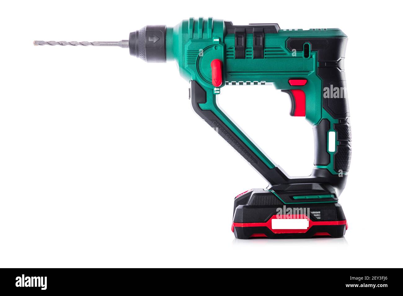 Cordless drill isolated on a white background Stock Photo