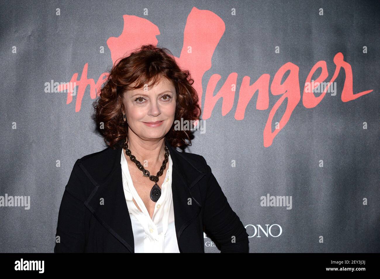 Actress Susan Sarandon hosts a private screening of late director Tony Scott's "The Hunger" at the Museum of Modern Art (MoMa) in New York, NY, on October 8, 2014. (Photo by Anthony Behar/Sipa USA) Stock Photo