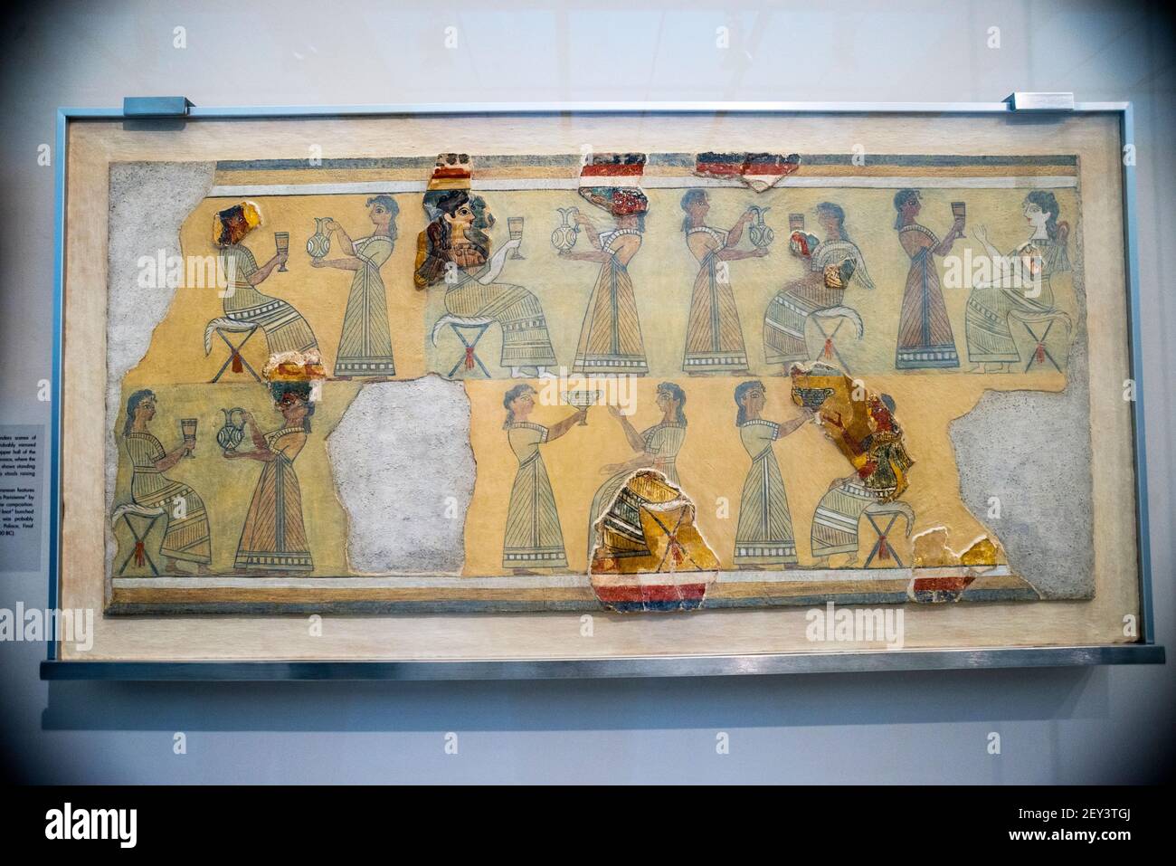 The Heraklion Archaeological Museum Minoan art and Cretan artifacts from the Prehistoric to the Late Roman Periods, Crete, Greece. Stock Photo