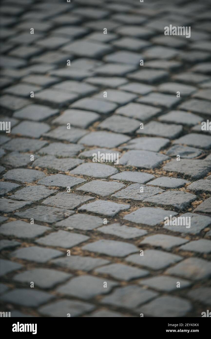 An old cobblestone pavement texture Stock Photo - Alamy
