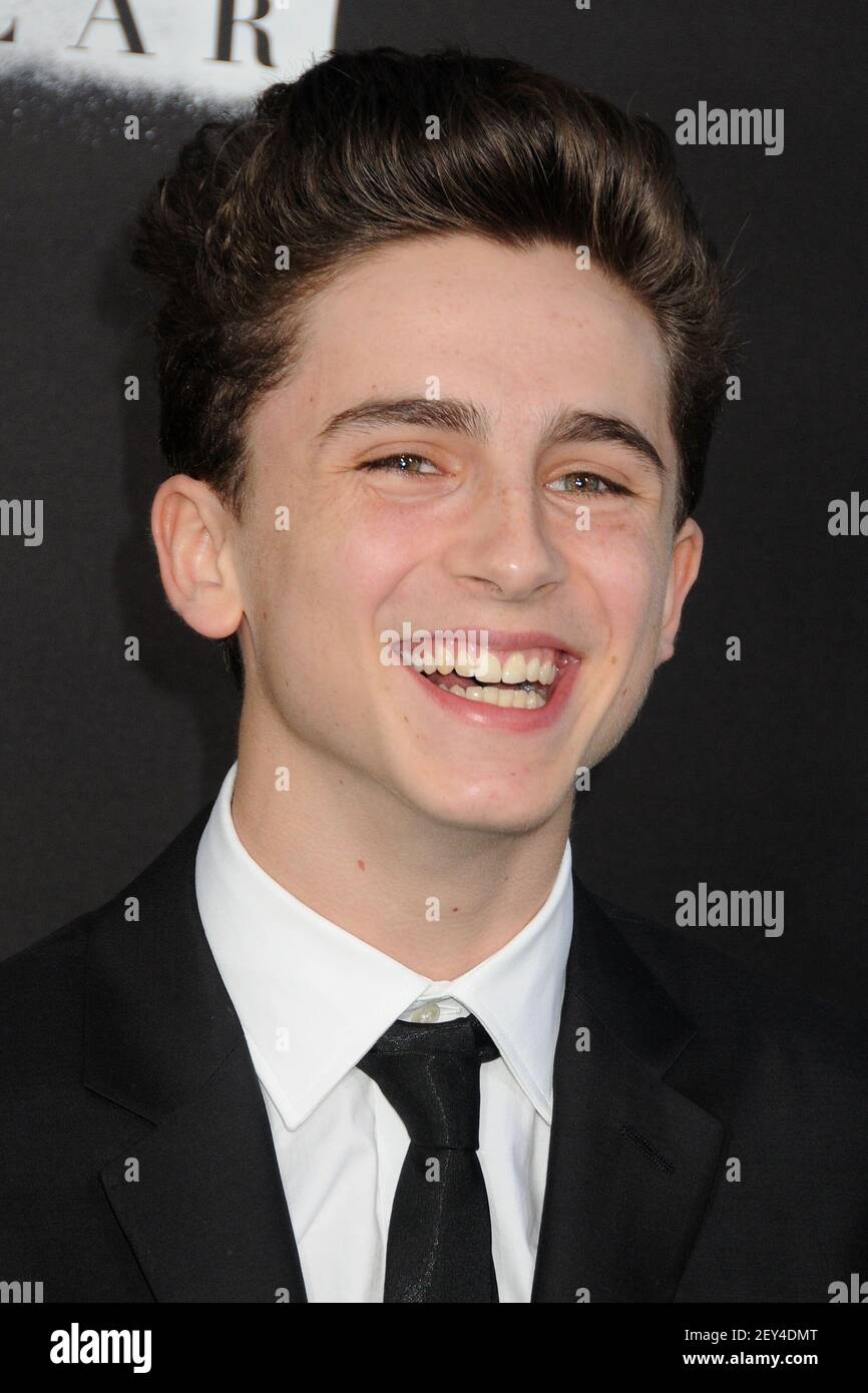 26 October 2014 - Hollywood, California - Timothee Chalamet ...