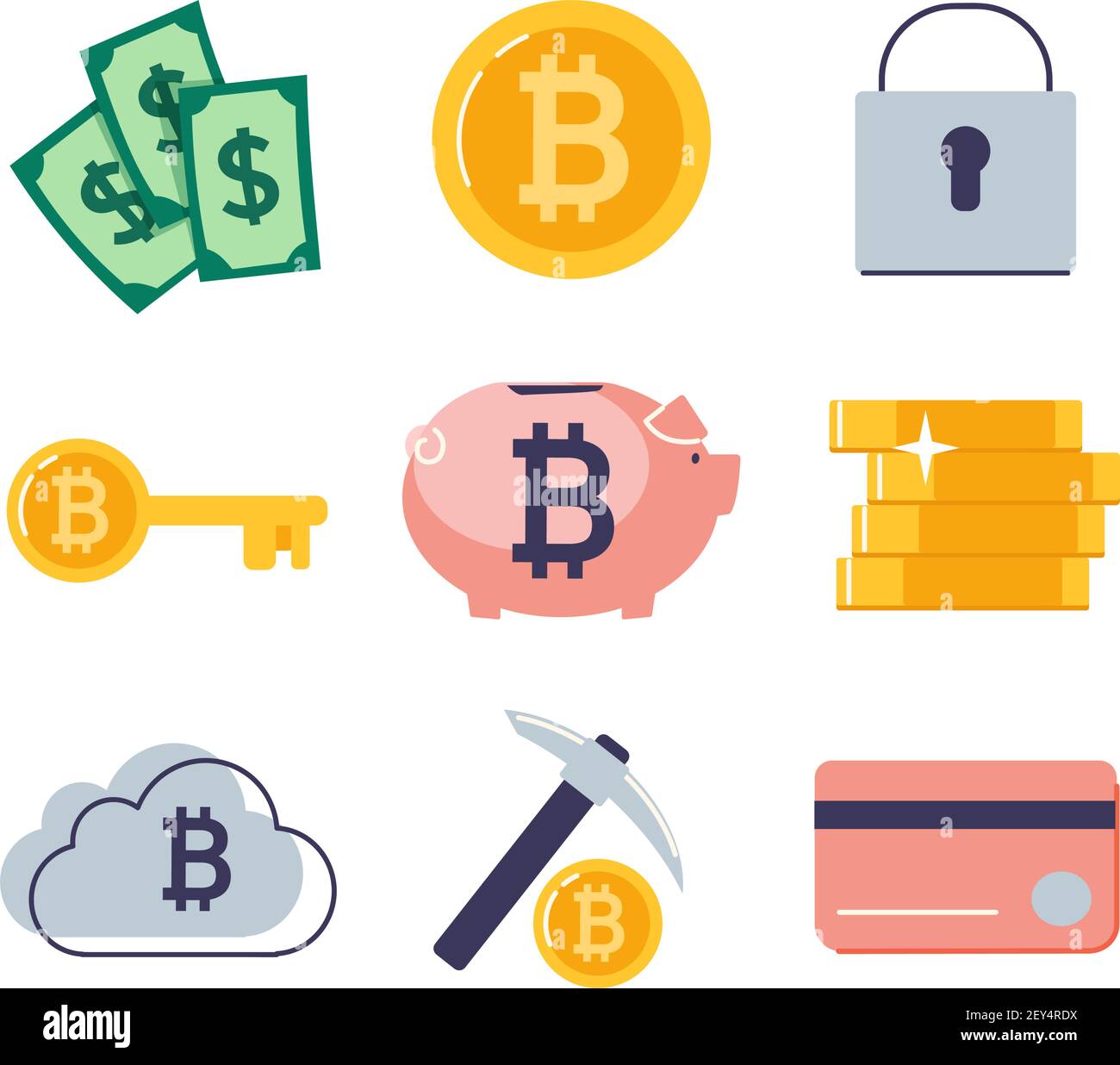 Withdraw illustration set money hi-res stock photography and images - Alamy