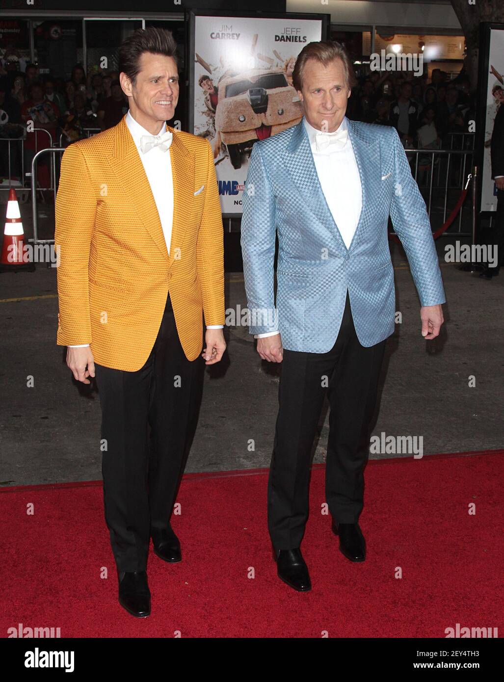 Jim Carrey, Jeff Daniels attends The Premiere of 