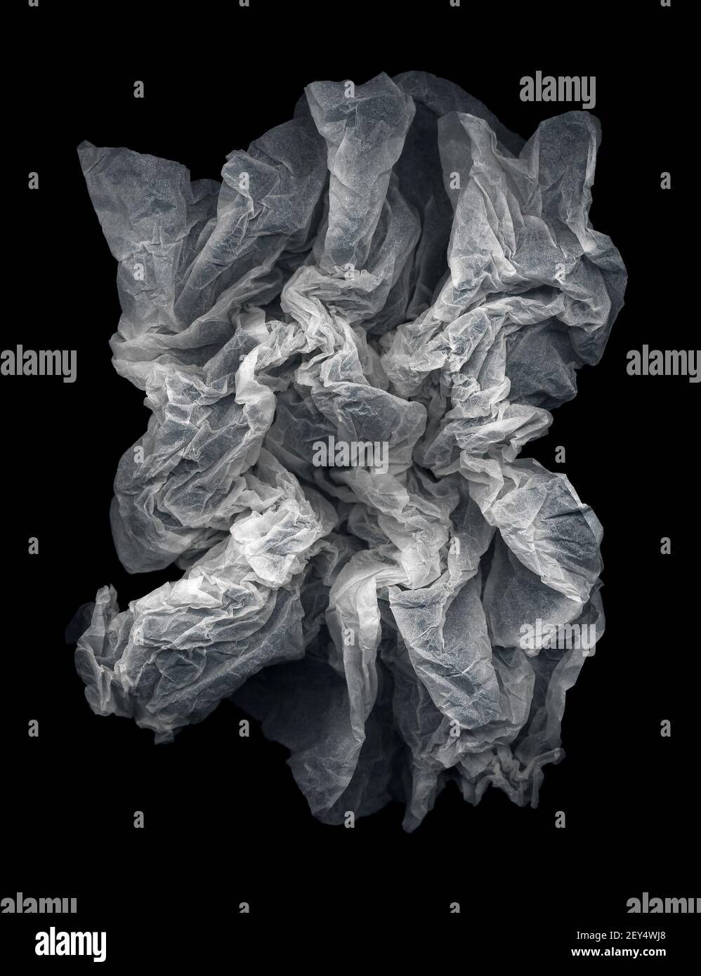 scrunched up sheet of paper Stock Photo - Alamy