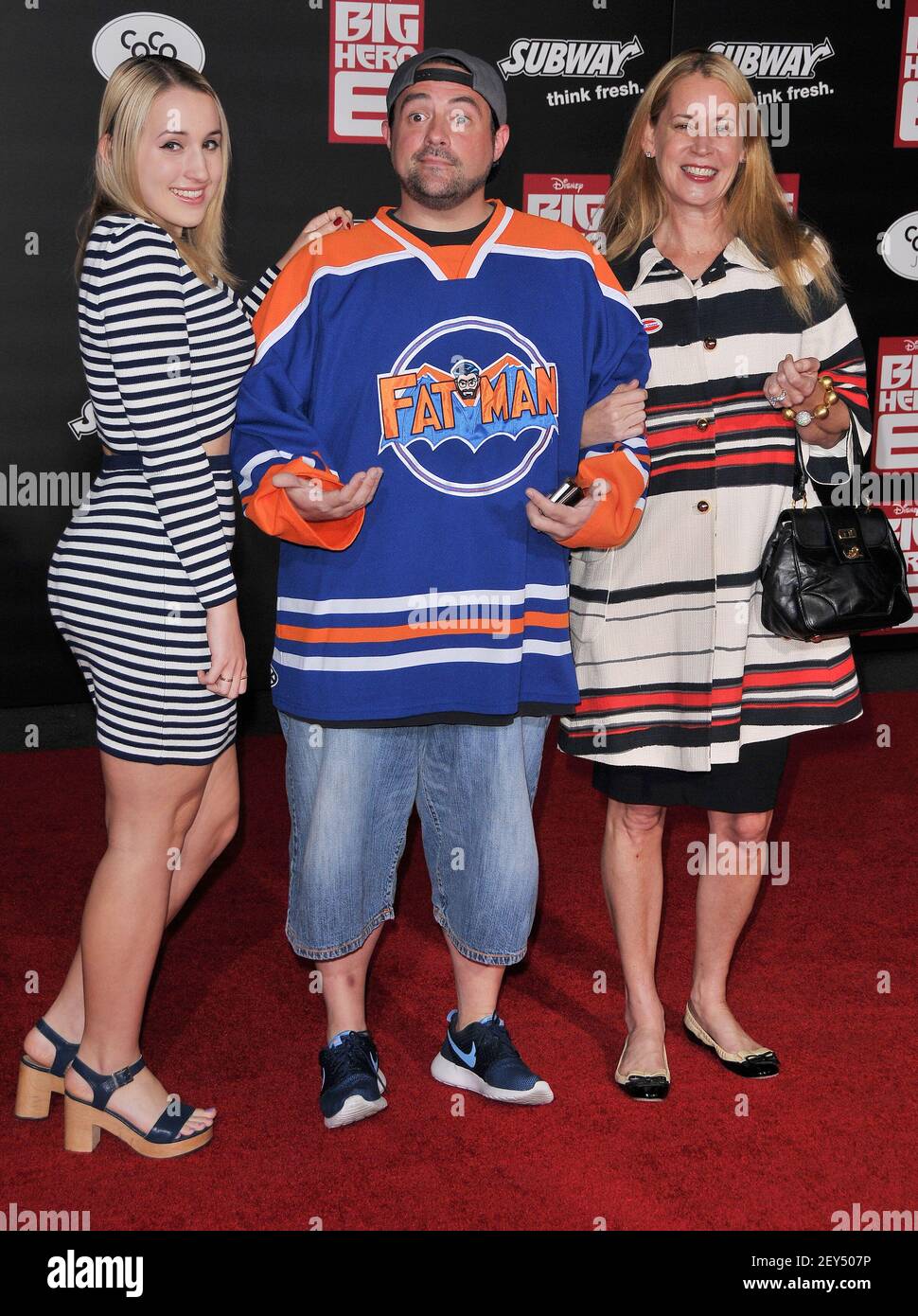Kevin Smith, Daughter Harley Quinn Smith & Wife Jennifer Schwalbach
