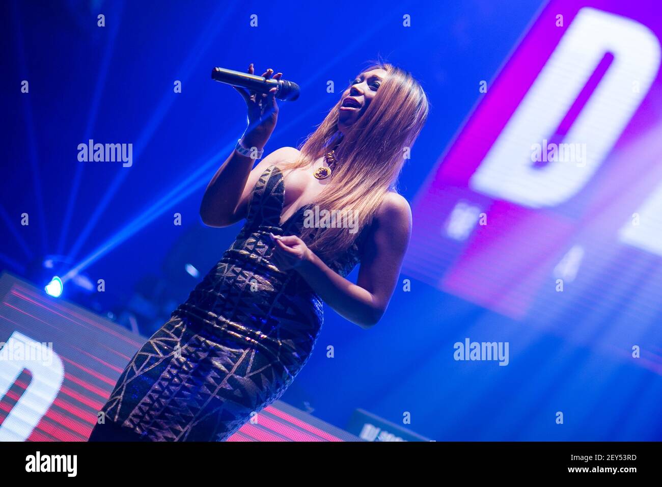 Apple Mei Angeles Vinas performs on stage at the DANIEL Magazine