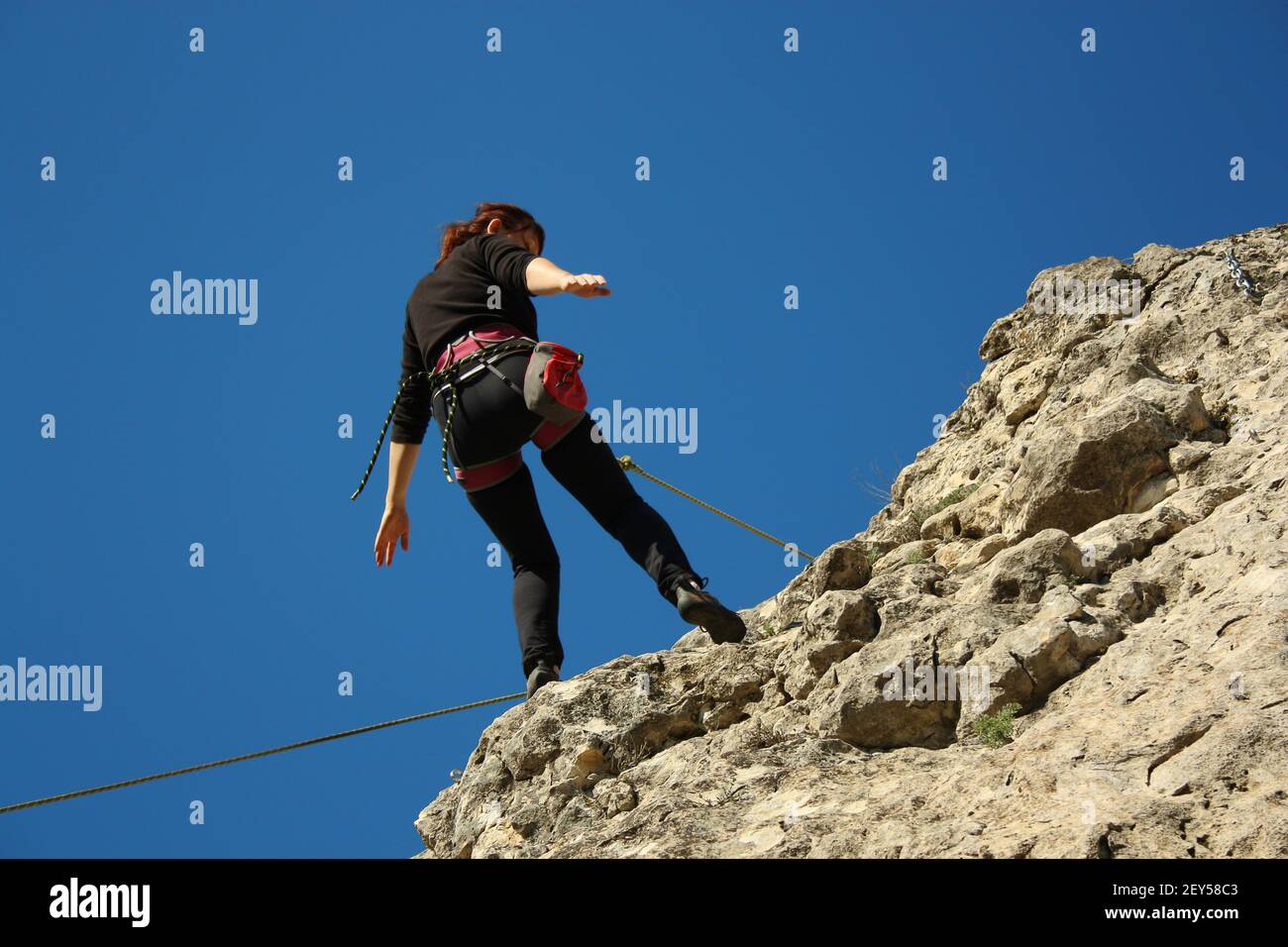 Girl Falling Off Cliff