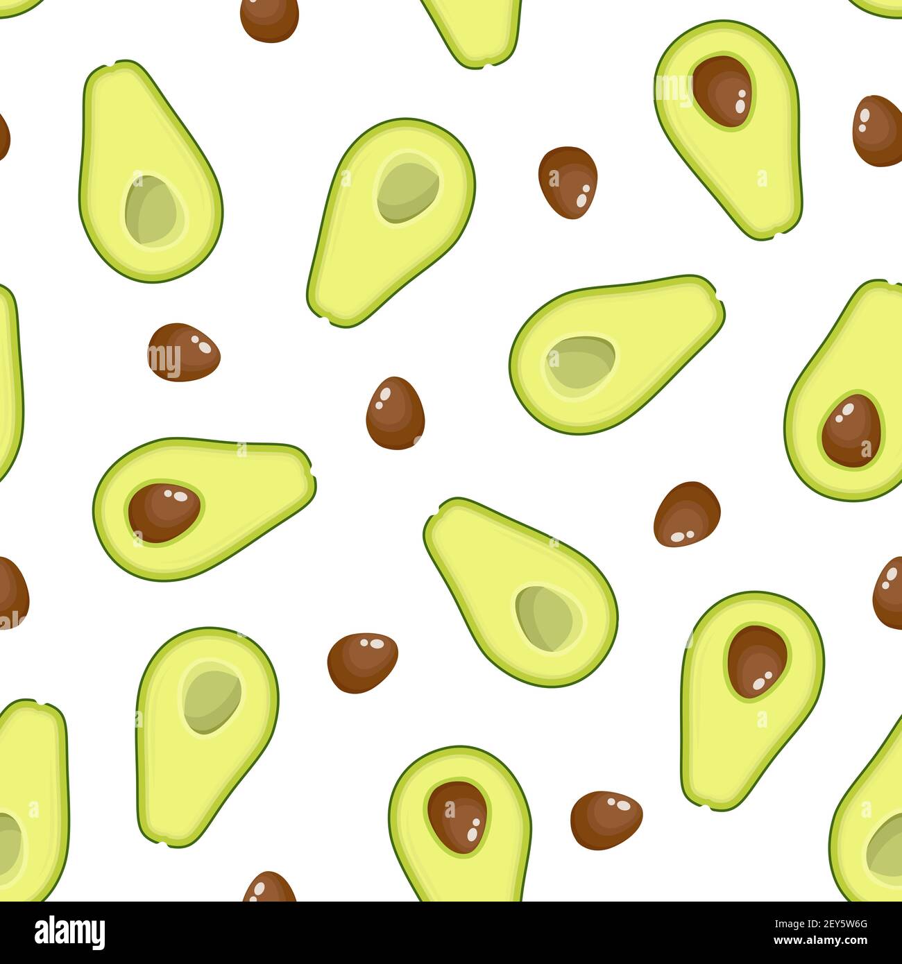 Avocado pattern seamless Stock Vector Image & Art - Alamy