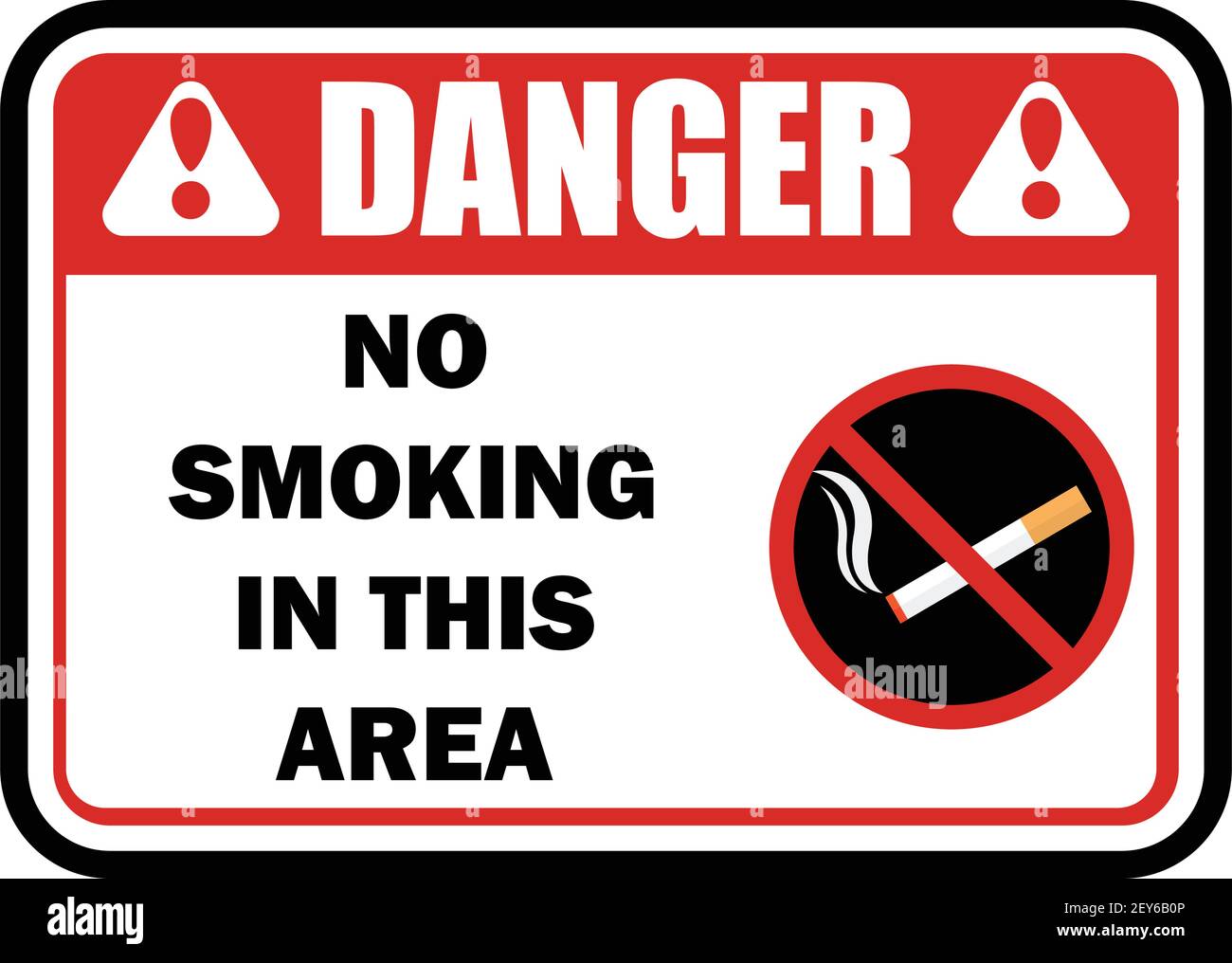 No Smoking Area For Signboard Or Label Vector Illustration Stock Vector Image And Art Alamy