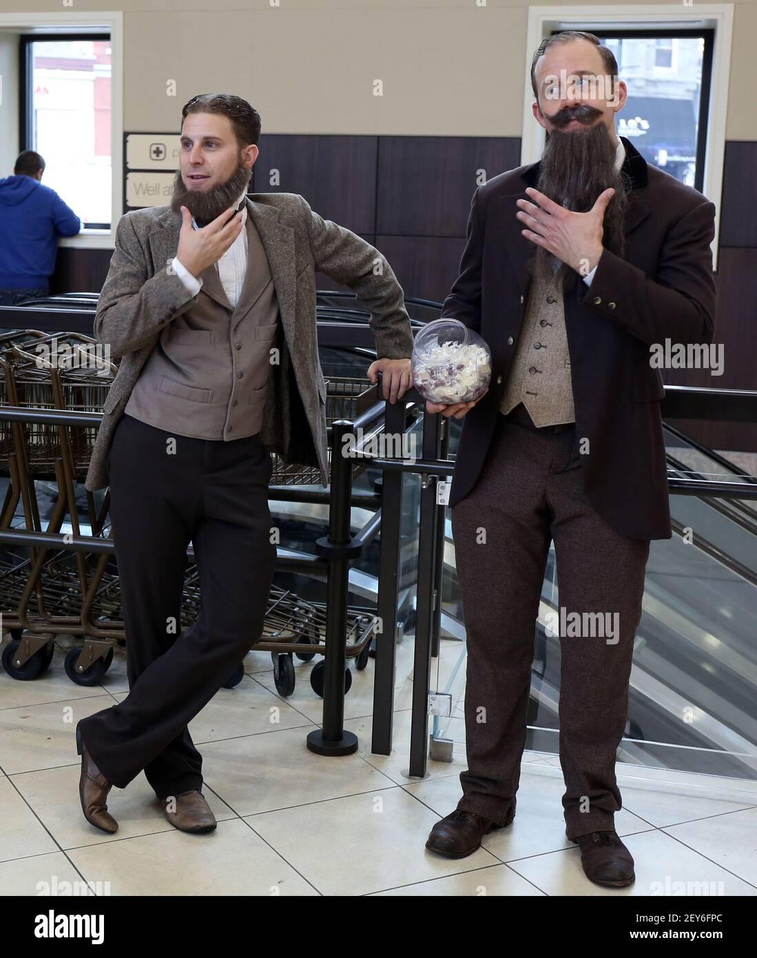 At a promotional event the Smith Bros bring attention to their